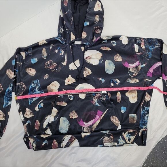 NIKE dri-fit standard issue crystals pullover boxy hoodie L - Picture 10 of 11